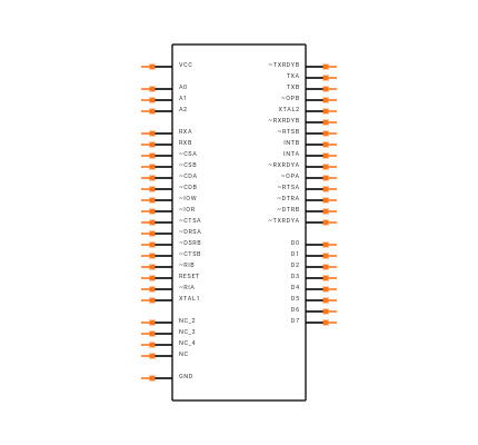 TL16C2550PFBR Symbol