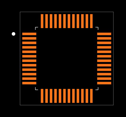 TL16C550DIPTG4 Footprint