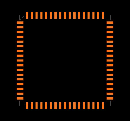TL16C554AFN Footprint