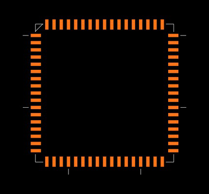 TL16C554FN Footprint