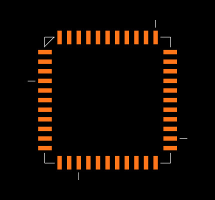 TL16C750FN Footprint