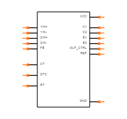 TL594CNE4 Symbol