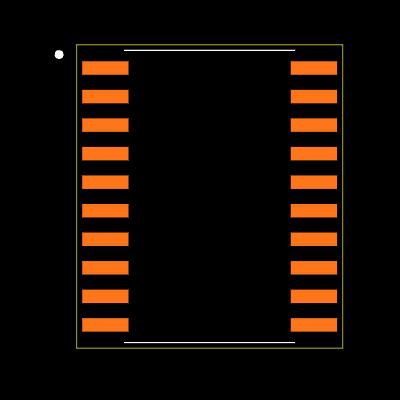 TLC1543IDWR Footprint