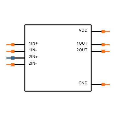 TLC272BCD Symbol