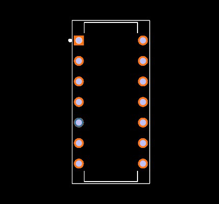 TLC27L4BIN Footprint