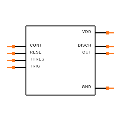TLC555CPWR Symbol