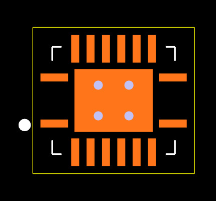 TLC59208FIRGYR Footprint