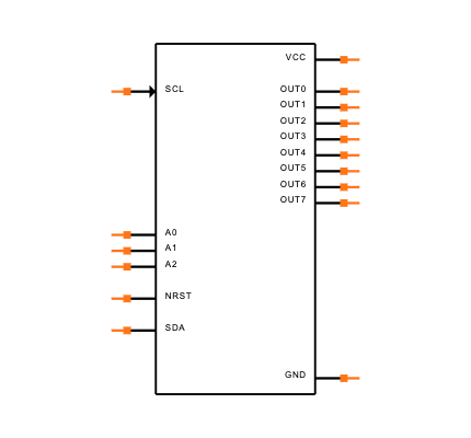 TLC59208FIRGYR Symbol