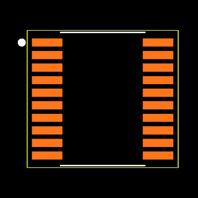 TLC59213AIPWT Footprint