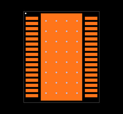 TLC5923DAPG4 Footprint