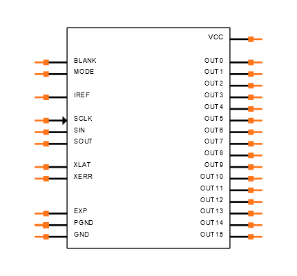 TLC5923DAPG4 Symbol