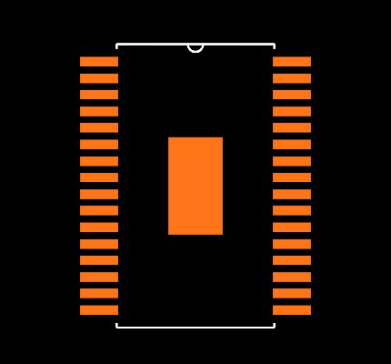 TLC5924DAPR Footprint