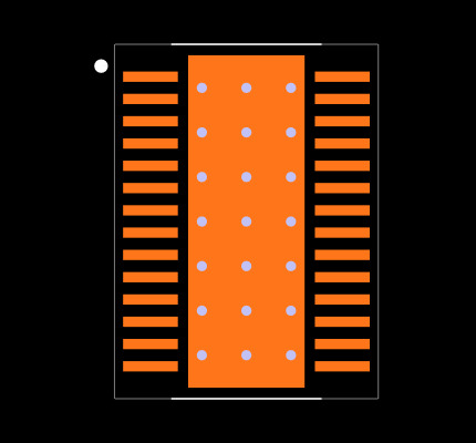 TLC5940PWPR Footprint