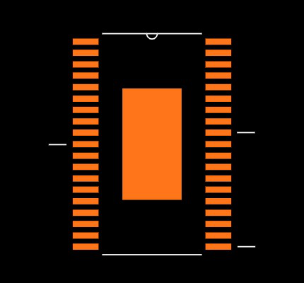 TLC5951DAP Footprint