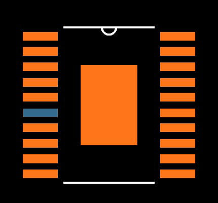 TLC5971PWPR Footprint