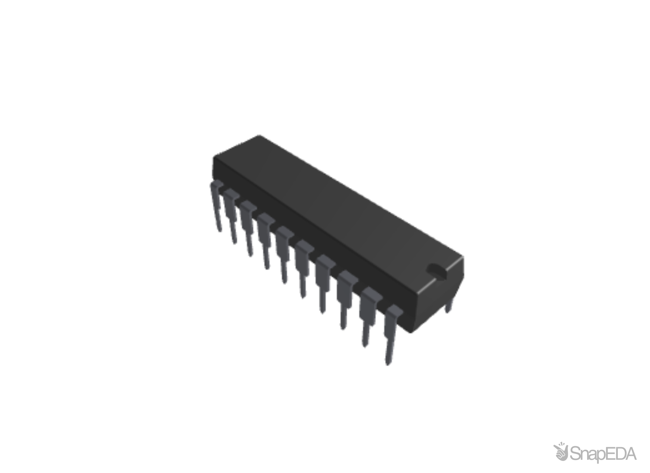 TLC7528CN 3D Model