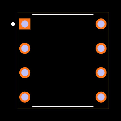 TLC7705IP Footprint