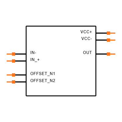 TLE2071ACP Symbol