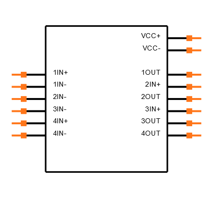 TLE2144IDWR Symbol