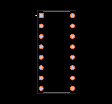 TLE2301INEE4 Footprint