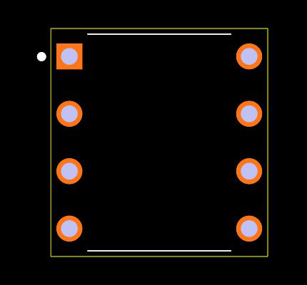 TLV2332IP Footprint