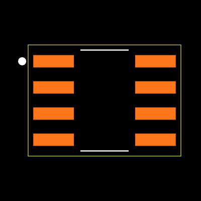 TLV2372QDRQ1 Footprint