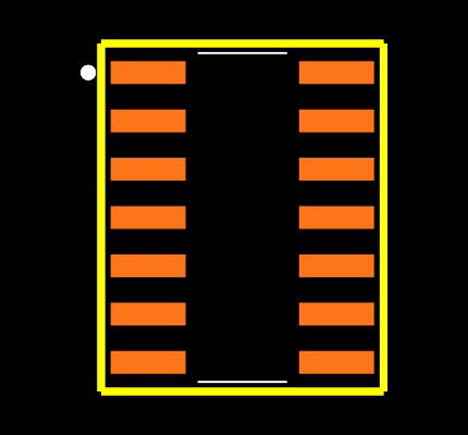 TLV2464CD Footprint