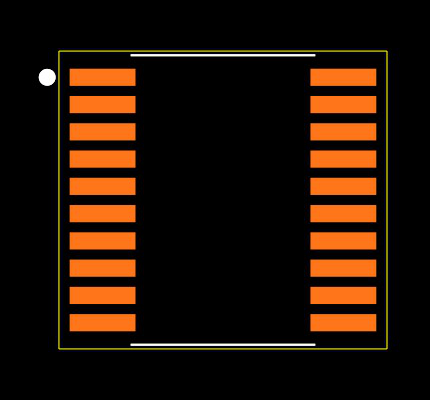 TLV2553IPWR Footprint