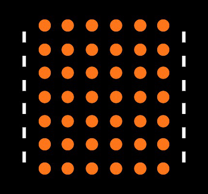 TLV320AIC3107IYZFT Footprint