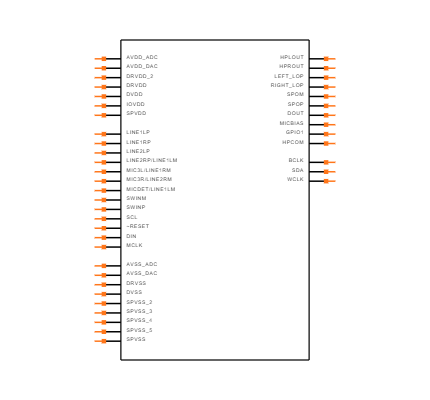 TLV320AIC3107IYZFT Symbol