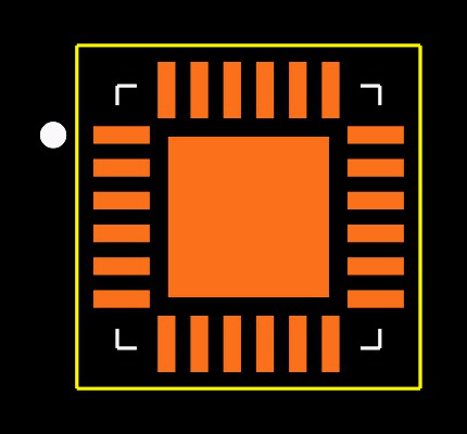TLV320AIC3253IRGET Footprint