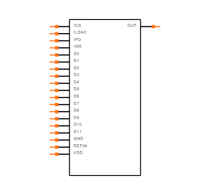 TLV5619QDWREP Symbol