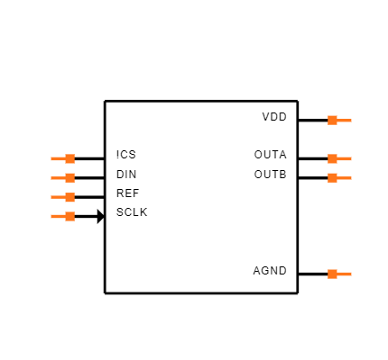 TLV5626CD Symbol