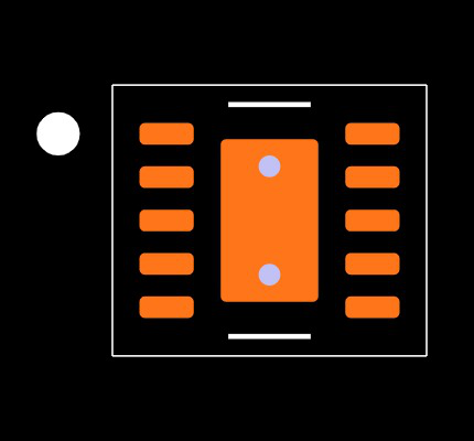 TLV75101PDSQR Footprint