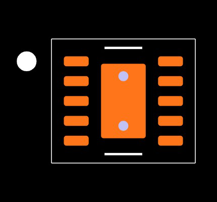 TLV75101PDSQT Footprint
