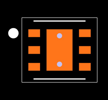 TLV75712PDRVR Footprint
