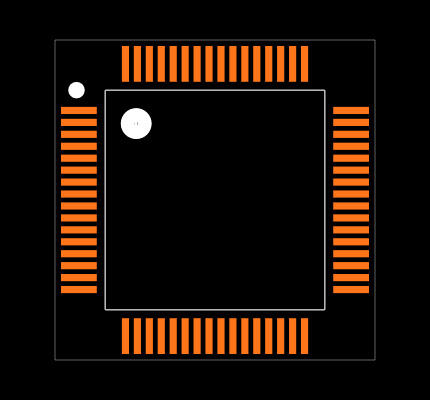 TM4C123GH6PMTR Footprint