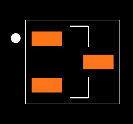 TMAG5231B1DQDBZR Footprint