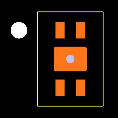 TMAG5253BA3IQDMRR Footprint