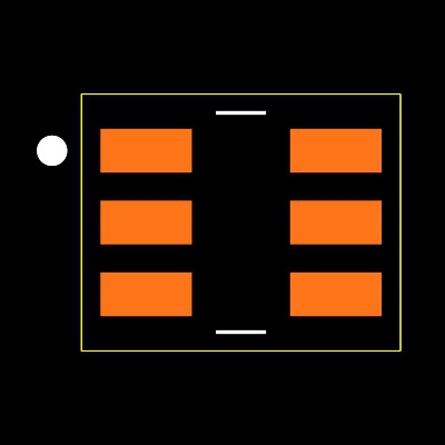 TMAG5273D2QDBVR Footprint