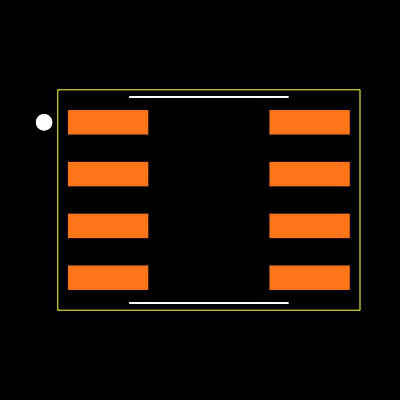 TMCS1101A1BQDT Footprint
