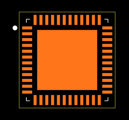 TMDS181RGZT Footprint
