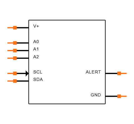 TMP1075DGKR Symbol