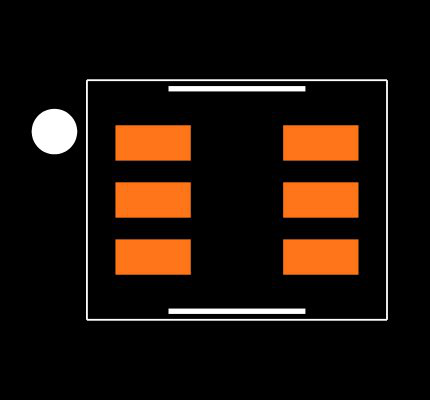 TMP392A2DRLT Footprint
