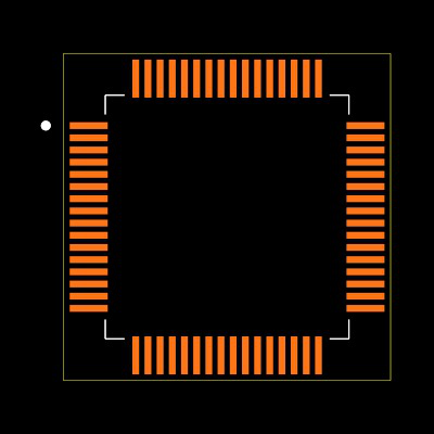 TMS320F28035PAGS Footprint