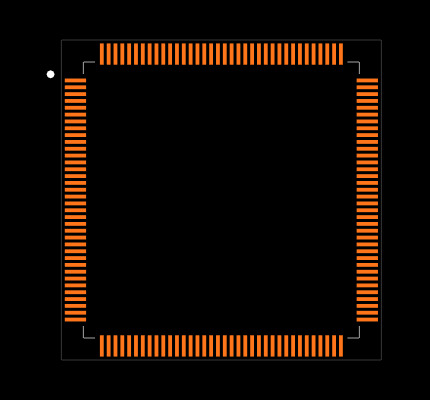 TMS5703137DPGEQQ1 Footprint