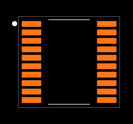 TMUX1134PWR Footprint