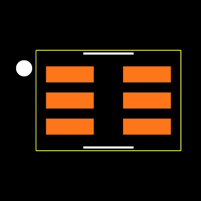 TMUX1237DCKR Footprint