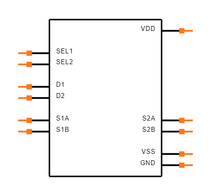 TMUX6136PWR Symbol