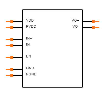 TPA2011D1YFFR Symbol